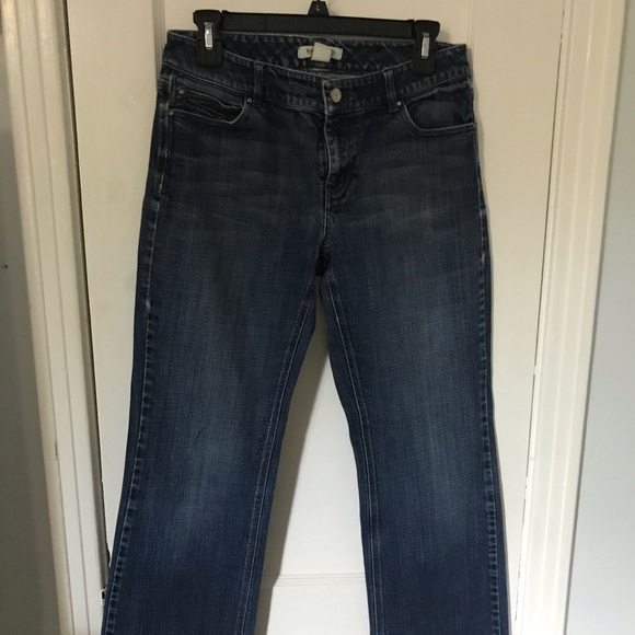 White House Black Market Denim - White House Black Market blanc straight jeans 6R